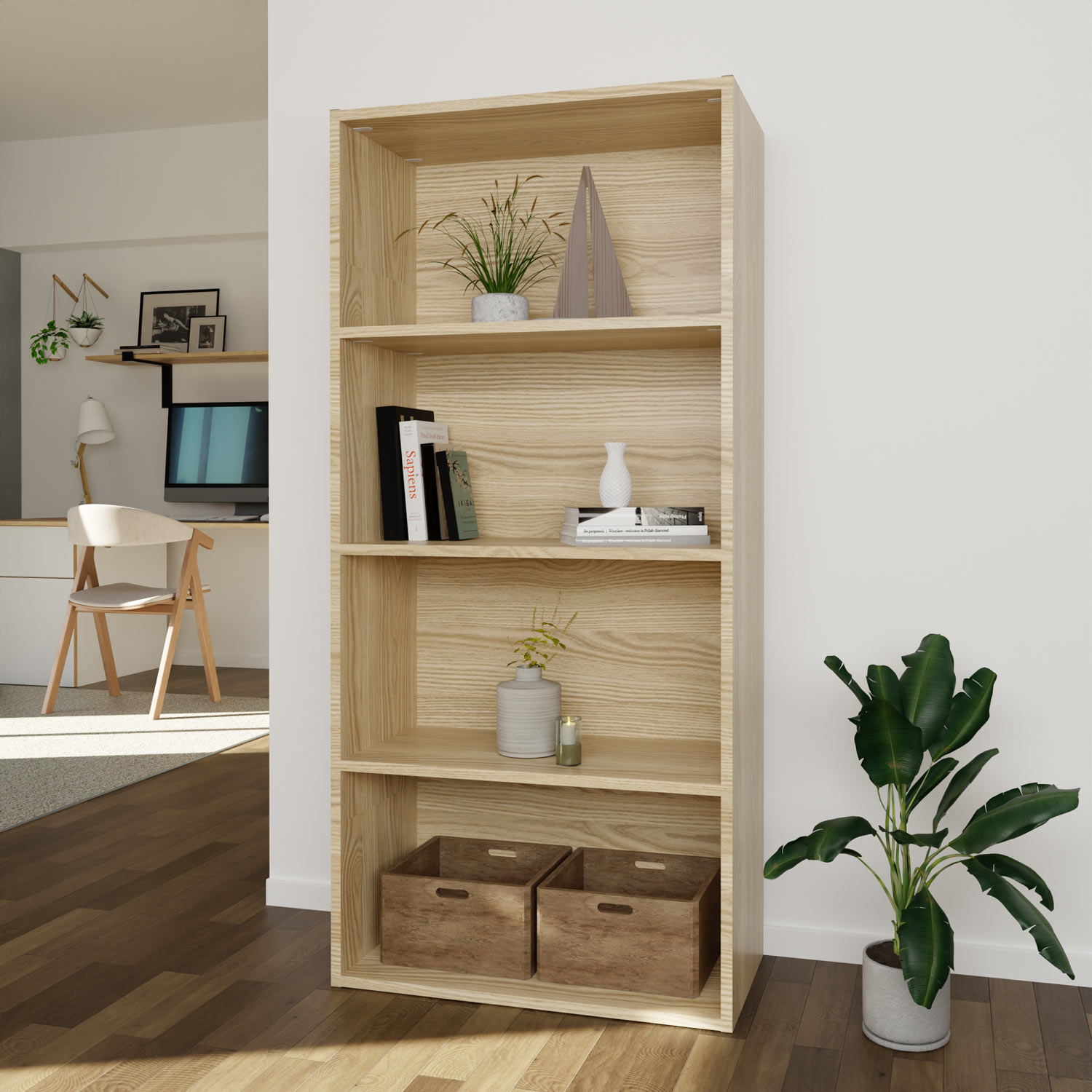 Petite bibliothèque naturel - Tikideco Petite bibliothèque naturel - Tikideco