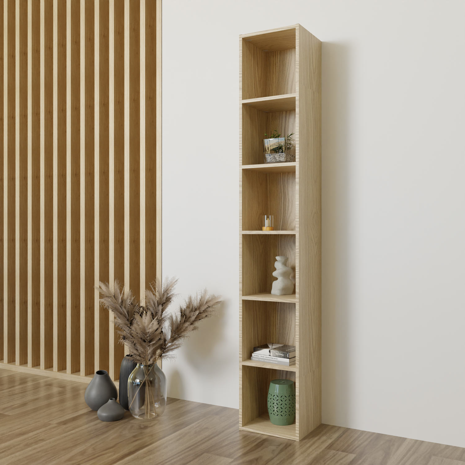 Colonne bibliothèque naturel - Tikideco Colonne bibliothèque naturel - Tikideco