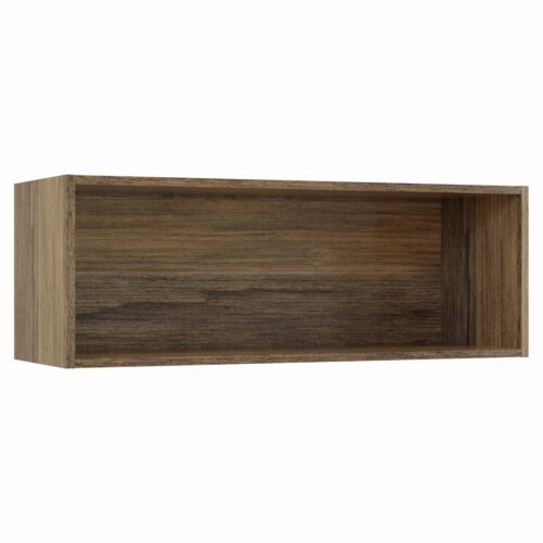 Tikub, étagère murale rectangulaire, 70x25x25cm <br> Chene sante fe