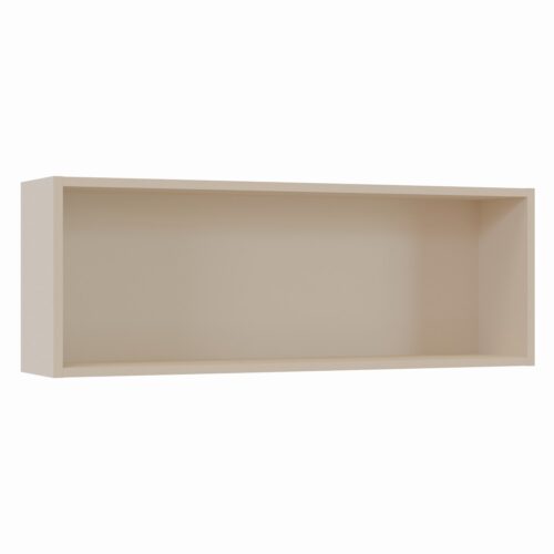 Tikub, étagère murale rectangulaire, 70x25x15cm <br> Gris cachemire