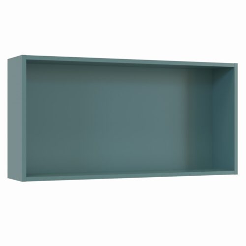Tikub, étagère murale rectangulaire, 70x35x15cm <br> Vert niagara